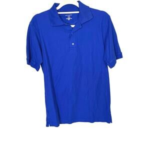Cintas design collection blue polo top size small